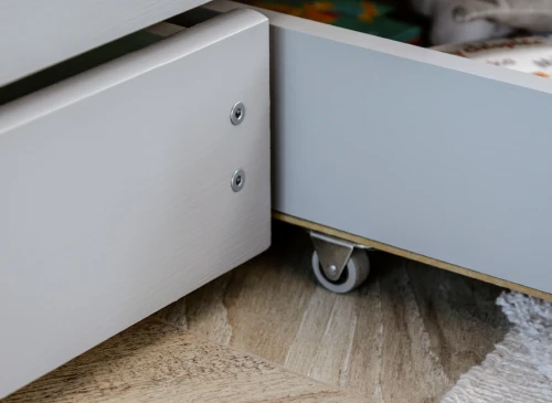 KAJA 80x160 askgrå våningssäng Lano Möbler