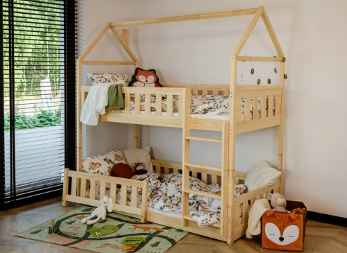 POLA 90x200 furu våningssäng Lano Möbler