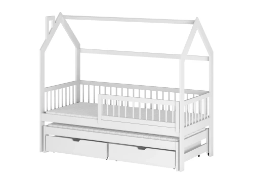 PAPI 80x190 white children's house bed Lano Furniture