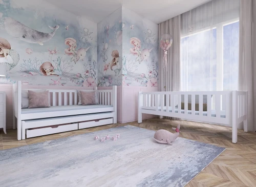 AGATHA 80x180 rosa våningssäng Lano Möbler