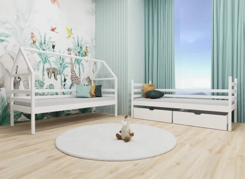 ALEX 80x190 vit våningssäng Lano Möbler