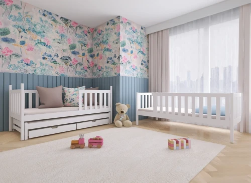 LEA 90x200 rosa våningssäng Lano Möbler
