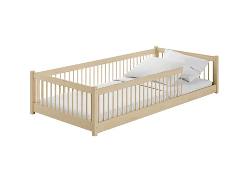 PEDRO 80x180 pine wood Montessori floor bed for children Lano Furniture