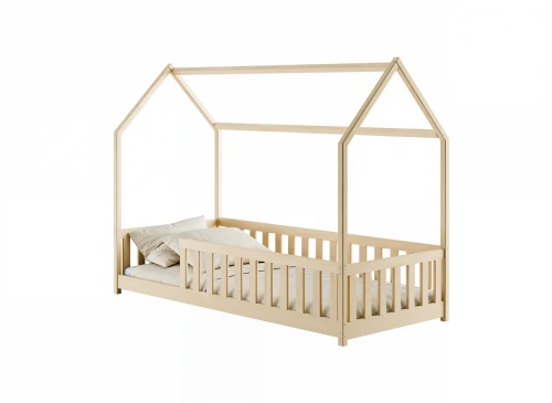 NOAH 80x180 furu Barnsäng Husbed Lano Möbler