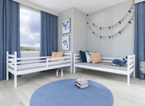 NEMO 80x170 rosa våningssäng Lano Möbler