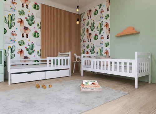 MONIKA 80x160 askgrå våningssäng Lano Möbler