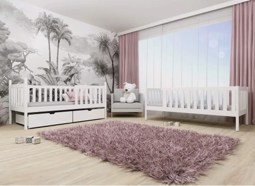 MICHALINA 90x200 rosa våningssäng Lano Möbler