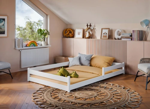 ZOFIA 120x200 vit enkelsäng för barn Lano Möbler