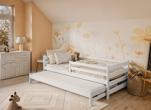 HABI 90x200 vit barnsäng Lano Möbler