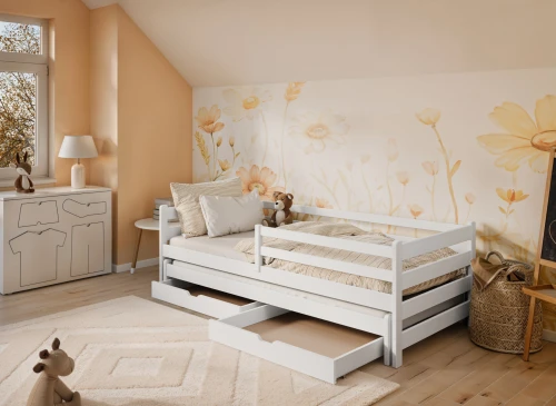 HABI 90x200 vit barnsäng Lano Möbler