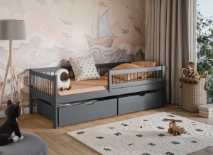 EDI 80x200 graphite children's bed Lano Furniture