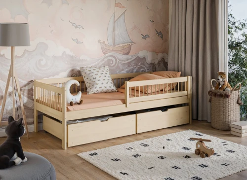 EDI 90x190 furu barnsäng Lano Möbler