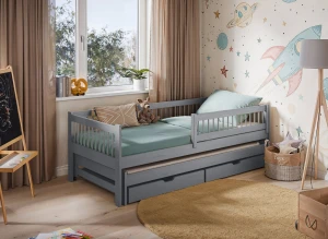 SOFTI 80x190 grey children's bed Lano Furniture