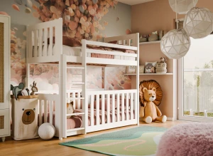 CRIS 90x190 vit våningssäng Lano Möbler