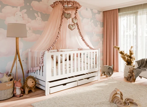 KAJA 80x200 vit våningssäng Lano Möbler