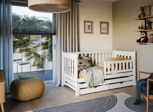 KAJA 90x180 vit våningssäng Lano Möbler