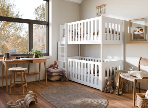 KONRAD 80x200 vit våningssäng Lano Möbler