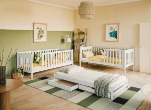 EMILKA 80x190 blå våningssäng Lano Möbler