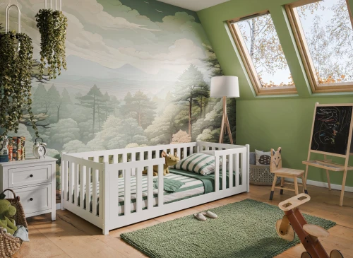 FERO 90x180 vit juniorsäng Lano Möbler