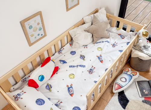 BELLA 90x190 furu enkelsäng för barn Lano Möbler