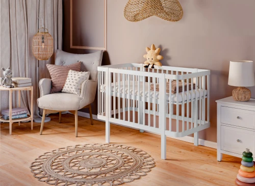 MELISA 60x120 valnöt spjälsäng Lano Möbler