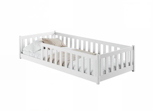 BELLA 80x160 vit enkelsäng för barn Lano Möbler