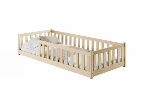 BELLA 80x180 unfinished wood children's bed cot Lano Furniture