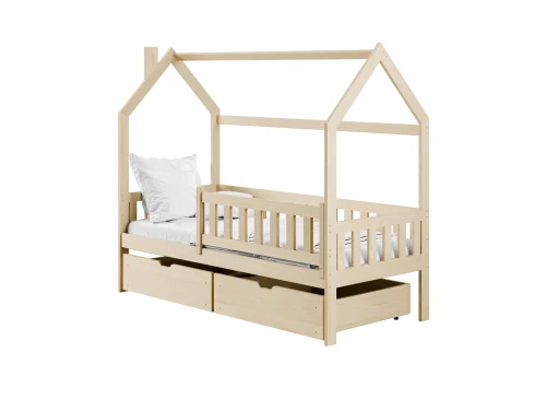 NATAN 80x180 pine children's house bed Lano Furniture