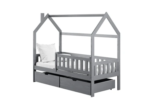 NATAN 80x200 grey children's house bed Lano Furniture