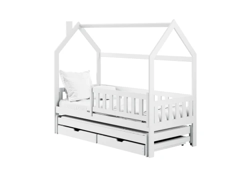 MONKEY 80x200 white children's house bed Lano Furniture