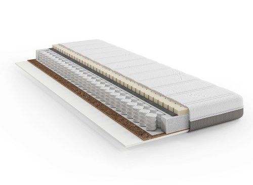 LUMI 70x160 medium hård 13 cm madrass med pocketfjädrar med kokos- och lager av latex Lano Möbler