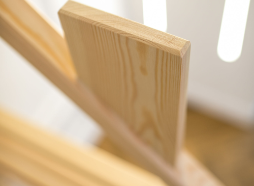 PLAY 90x200 furu våningssäng med rutschbana Lano Möbler