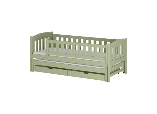 AMELKA 80x180 olive green double pull-out bed Lano Furniture
