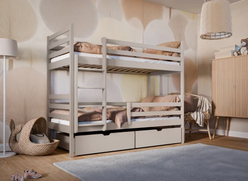 NEMO 80x200 cashmere bunk bed Lano Furniture
