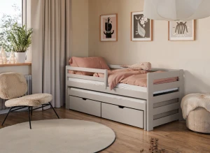 SENSO 80x160 cashmere double trundle bed Lano Furniture