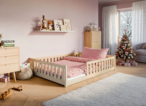 MATI 140x200 furu Barnsäng Spjälsäng Lano Möbler