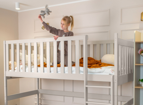 LAURA 80x160 kashmir loftsäng enkelsäng Lano Möbler