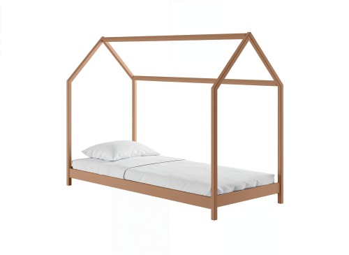 LUCKY 90x200 kanel barnsäng husmodell Lano Möbler