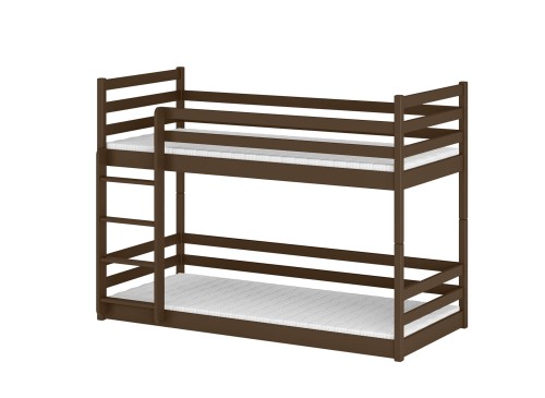 MINI 80x160 mörkchoklad våningssäng Lano Möbler