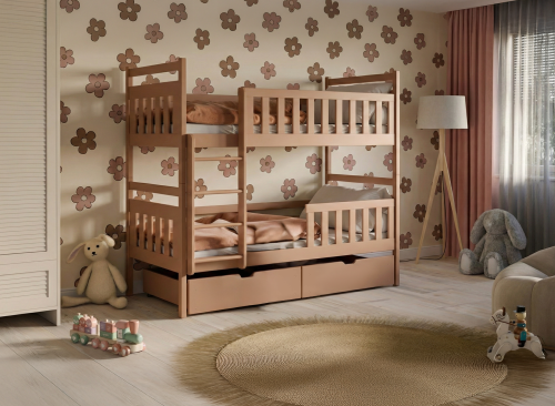 MONIKA 80x170 kanel våningssäng Lano Möbler