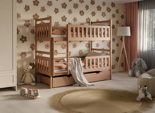 MONIKA 80x180 kanel våningssäng Lano Möbler