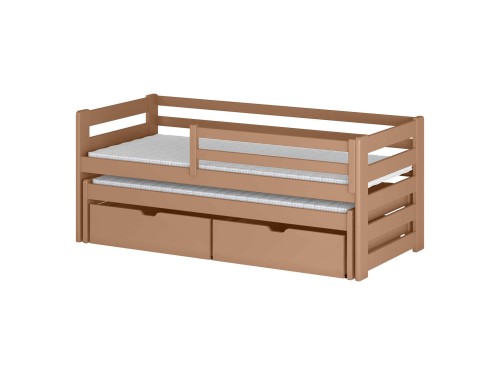 SENSO 80x180 kanel utdragbar dubbelsäng Lano Möbler