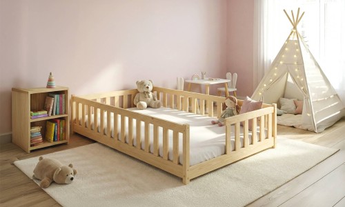 IVY 120x200 furu Barnsäng Spjälsäng Lano Möbler