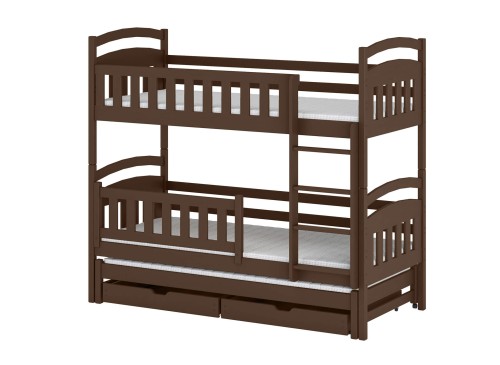 BLANKA 80x200 dark chocolate bunk bed Lano Furniture