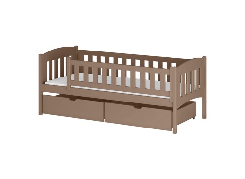 GUCIO 90x190 mjölkchoklad Barnsäng Spjälsäng Lano Möbler