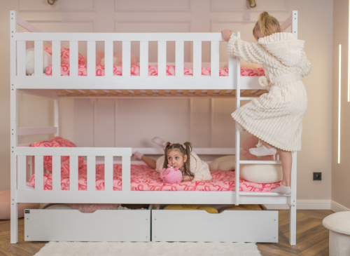 MONIKA 90x200 vit våningssäng Lano Möbler