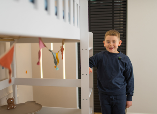 MIA 80x190 vit våningssäng loftsäng Lano Möbler