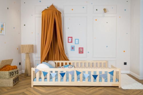 LEVI 140x200 furu Barnsäng Spjälsäng Lano Möbler