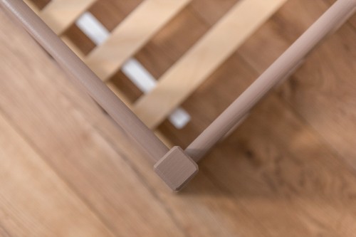 BELLA 90x200 mjölkchoklad enkelsäng för barn Lano Möbler