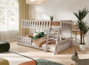 NICE 90x200/120x200 kashmir våningssäng med bred sovplats Lano Möbler